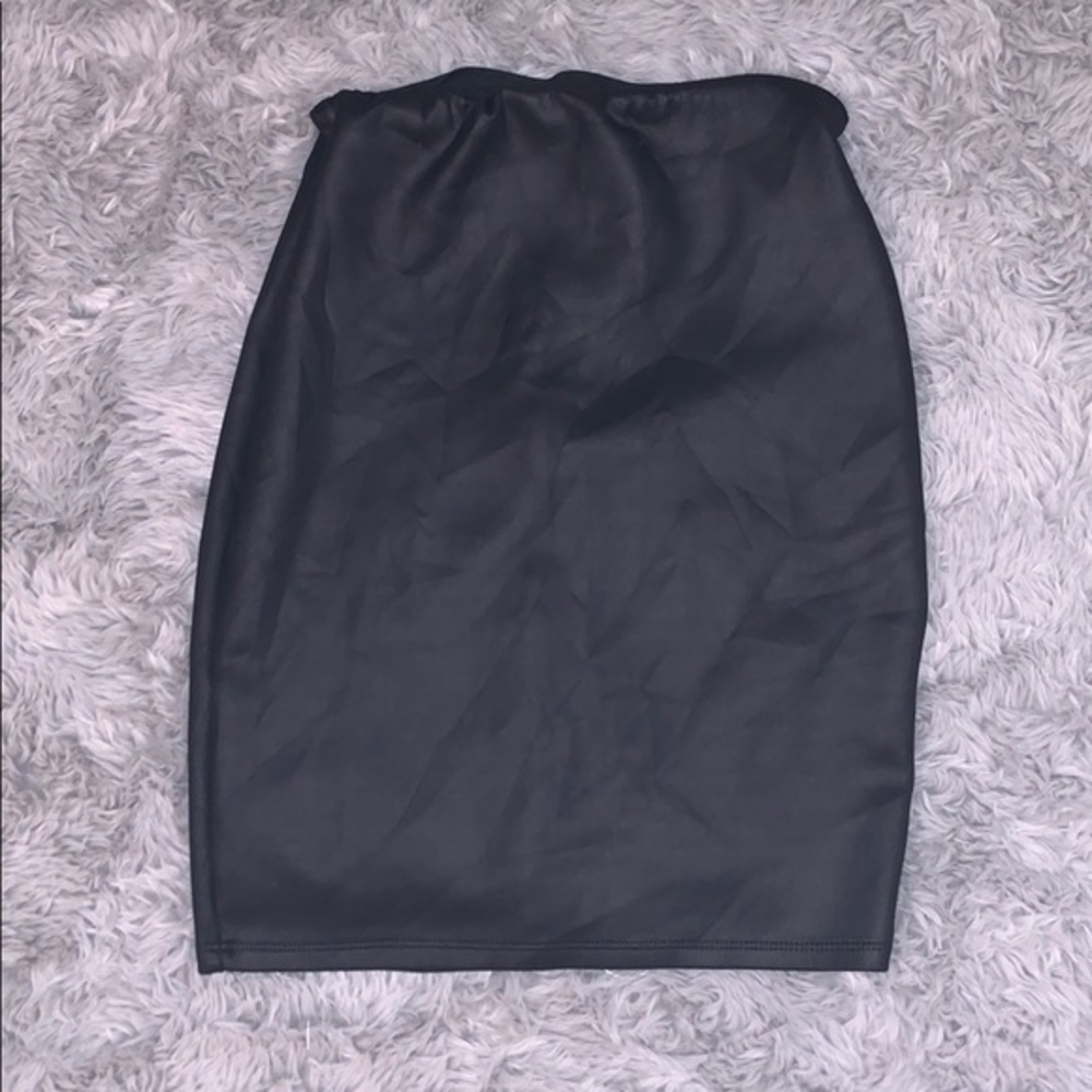 Leather skirt‎ high waisted black pacsun